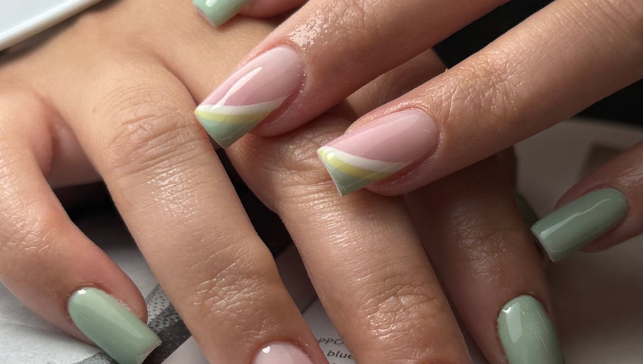 Chic pastel manicure at Beauty By Shann.lee, Brierley Hill, England, GB.
