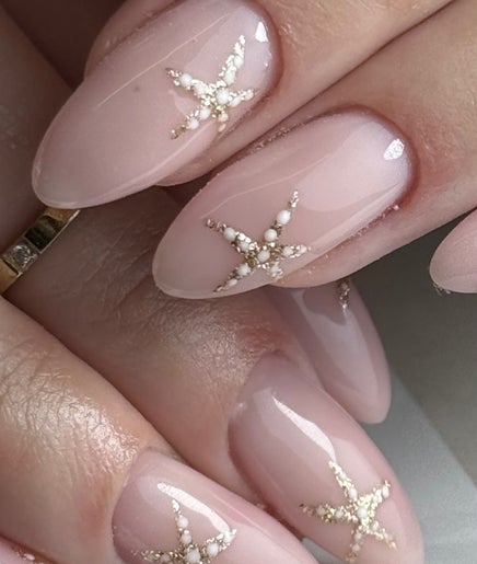 Exquisite star-themed nail art at Beauty By Shann.lee, Brierley Hill, England, GB.