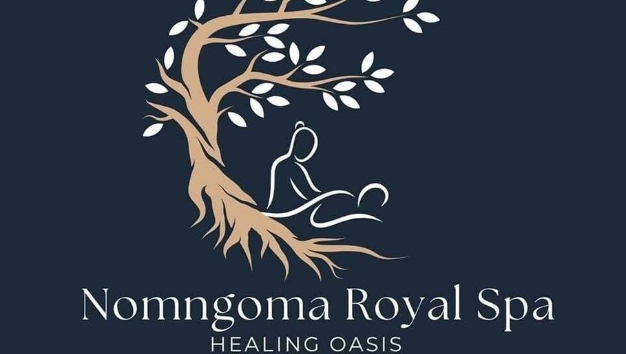 Nomngoma Royal Spa logo with tree design in Emalahleni, Mpumalanga, ZA.