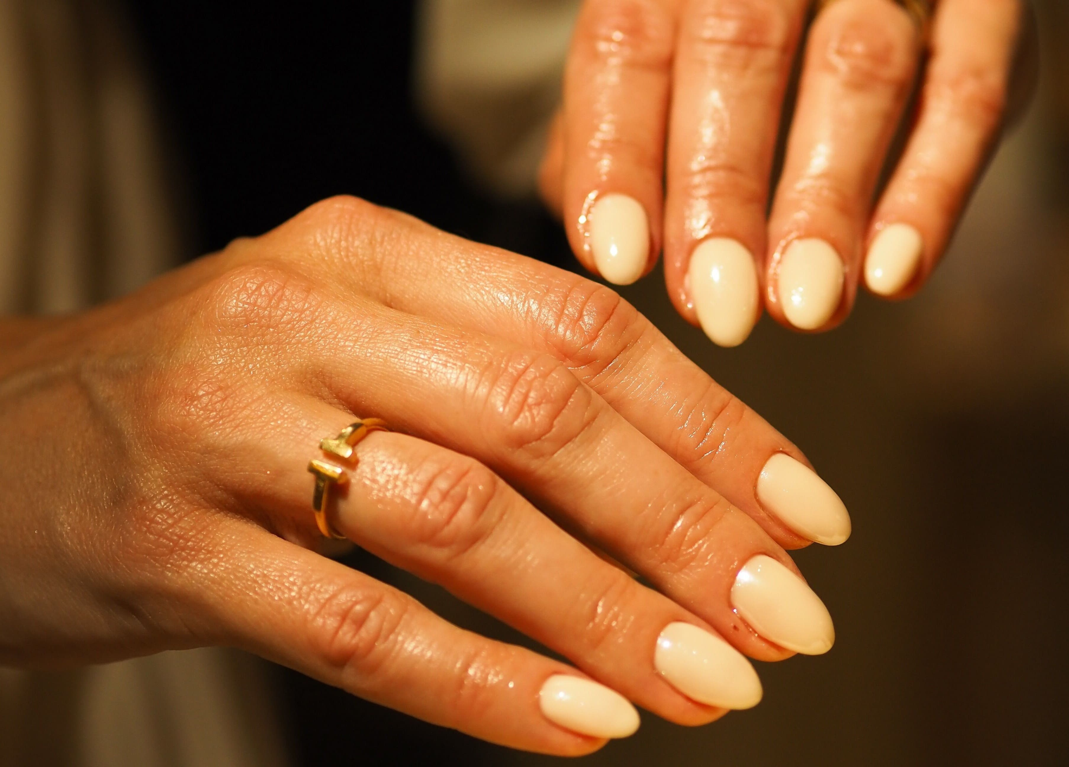 Well-manicured hands with elegant nails at Hood Beauty Studio, Dublin, County Dublin, IE.