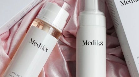 Medik8 skincare products on silk at Zo Beauty, Burleigh Waters, Queensland, AU for premium wellness.