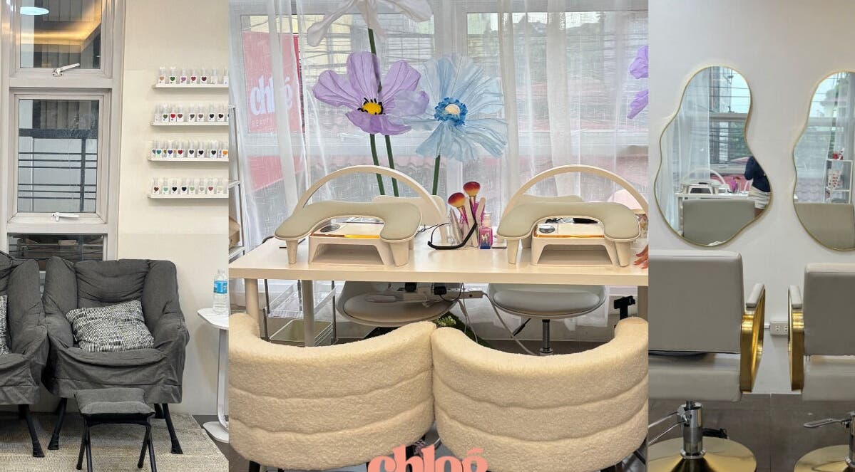 Relaxing interior of Chloe Beauty Studio - Mabini Branch in Taguig, Metro Manila, PH with cozy seating and nail stations.