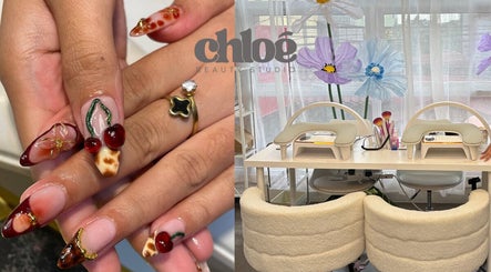 Chic nail art and cozy seating at Chloe Beauty Studio - Mabini Branch, Taguig, Metro Manila, PH.