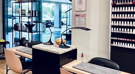 Modern nail station at Vivior Laser & Beauty Studio, Pretoria, Gauteng, ZA, offering vibrant mani-pedi services.