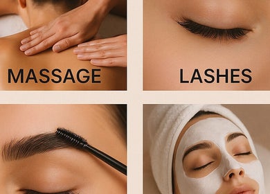 Relaxing massage, eyelash extension, brow grooming, and facial mask at The Silk Edit, Glasgow, Scotland, GB.