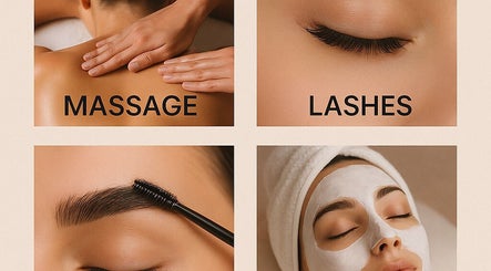 Relaxing massage, eyelash extension, brow grooming, and facial mask at The Silk Edit, Glasgow, Scotland, GB.