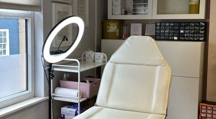 Modern treatment room at Obsession Medical Aesthetics in Bedale, England, GB with equipment for wellness services.