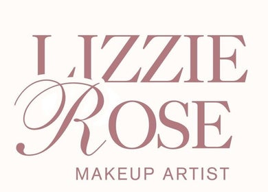 Makeupbylizzierose logo in elegant script, located in Waldridge, England, GB.