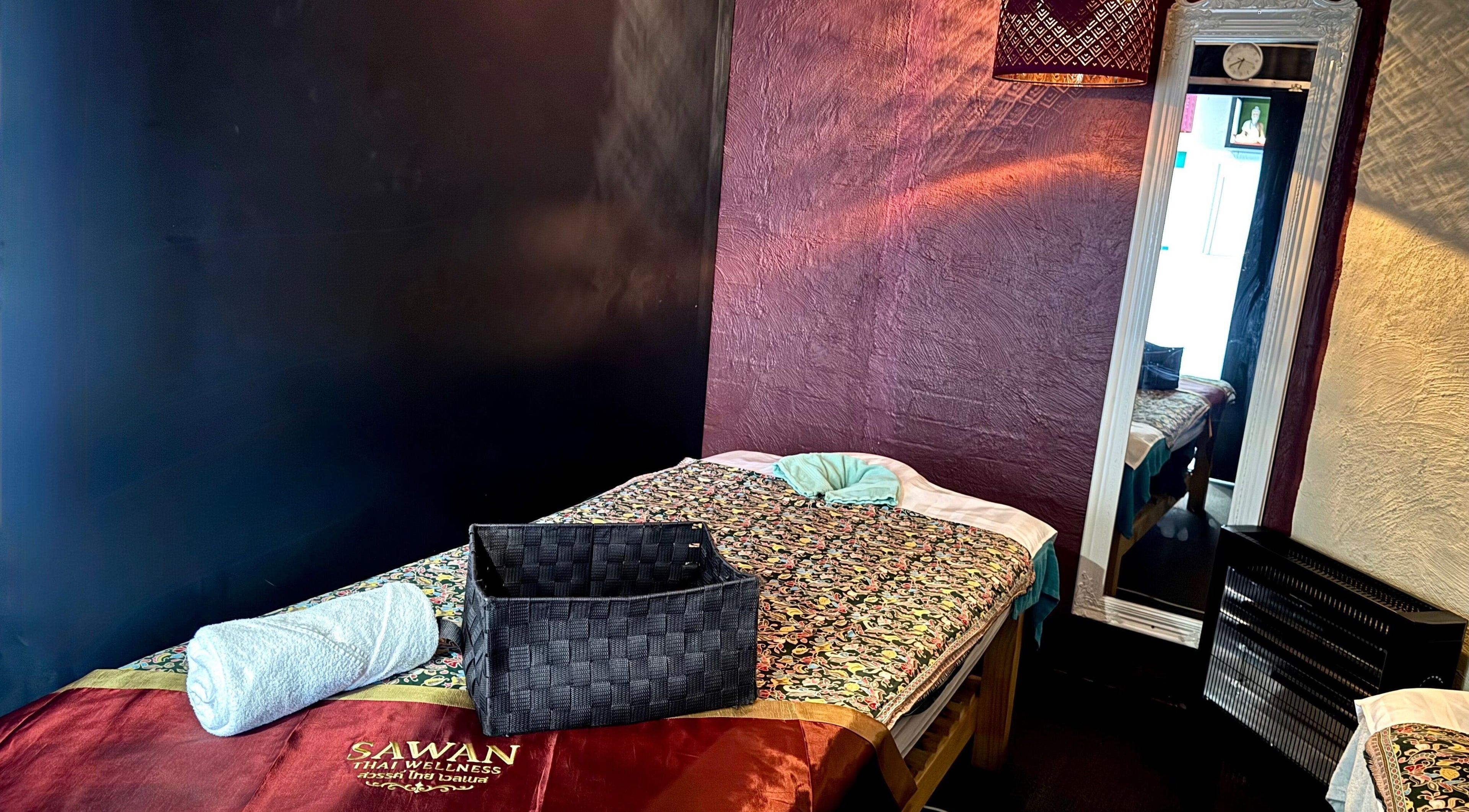 Relaxing massage room at Sawan Thai Massage & Wellness, Mornington, Victoria, AU.