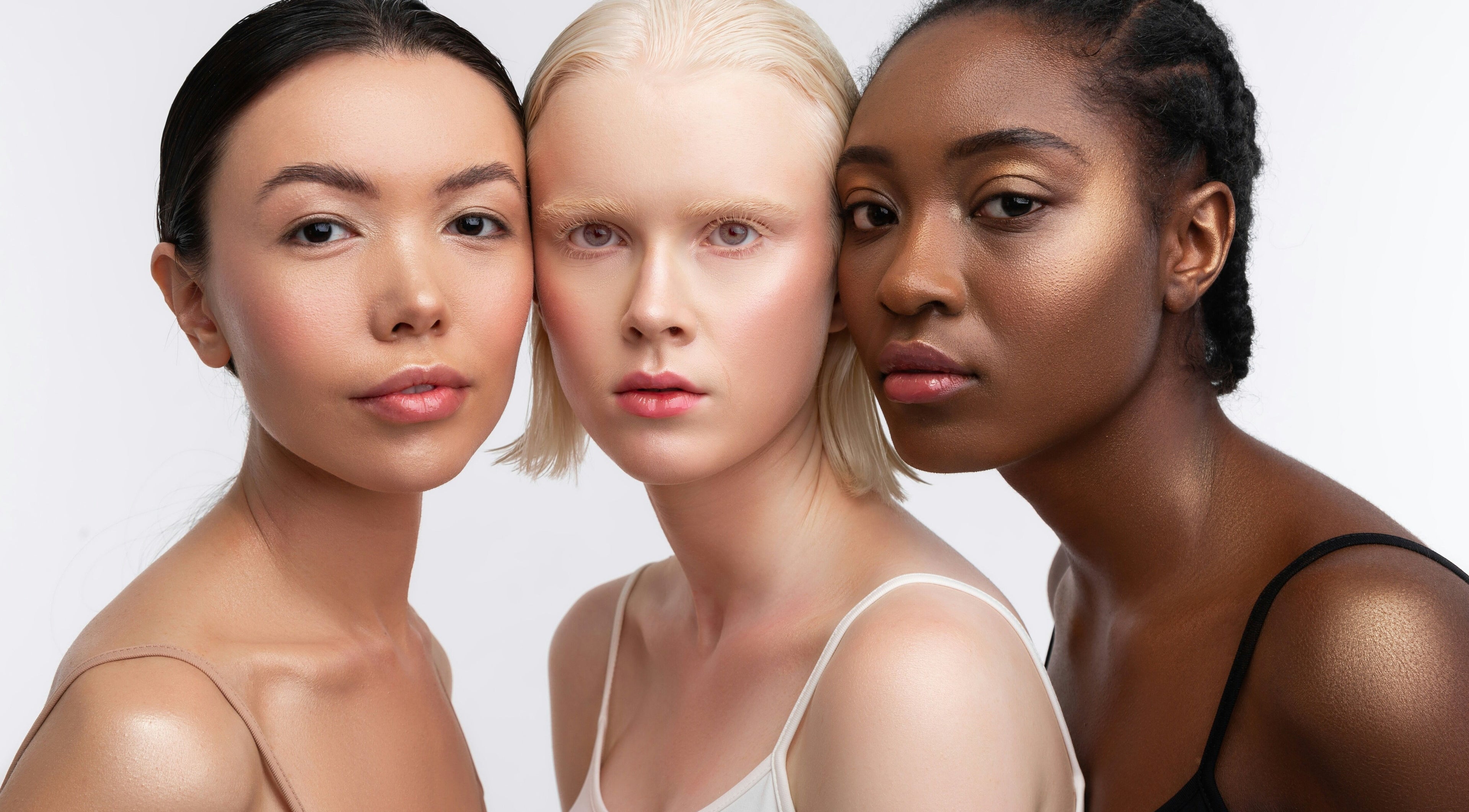 Diverse models with glowing skin at Gunther Oliver - Skin Medic / Cape Town, Western Cape, ZA.