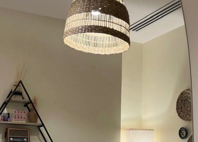 Cozy corner with decor and lighting at Dakkat Athiyah, Riyadh, Riyadh Province, SA.