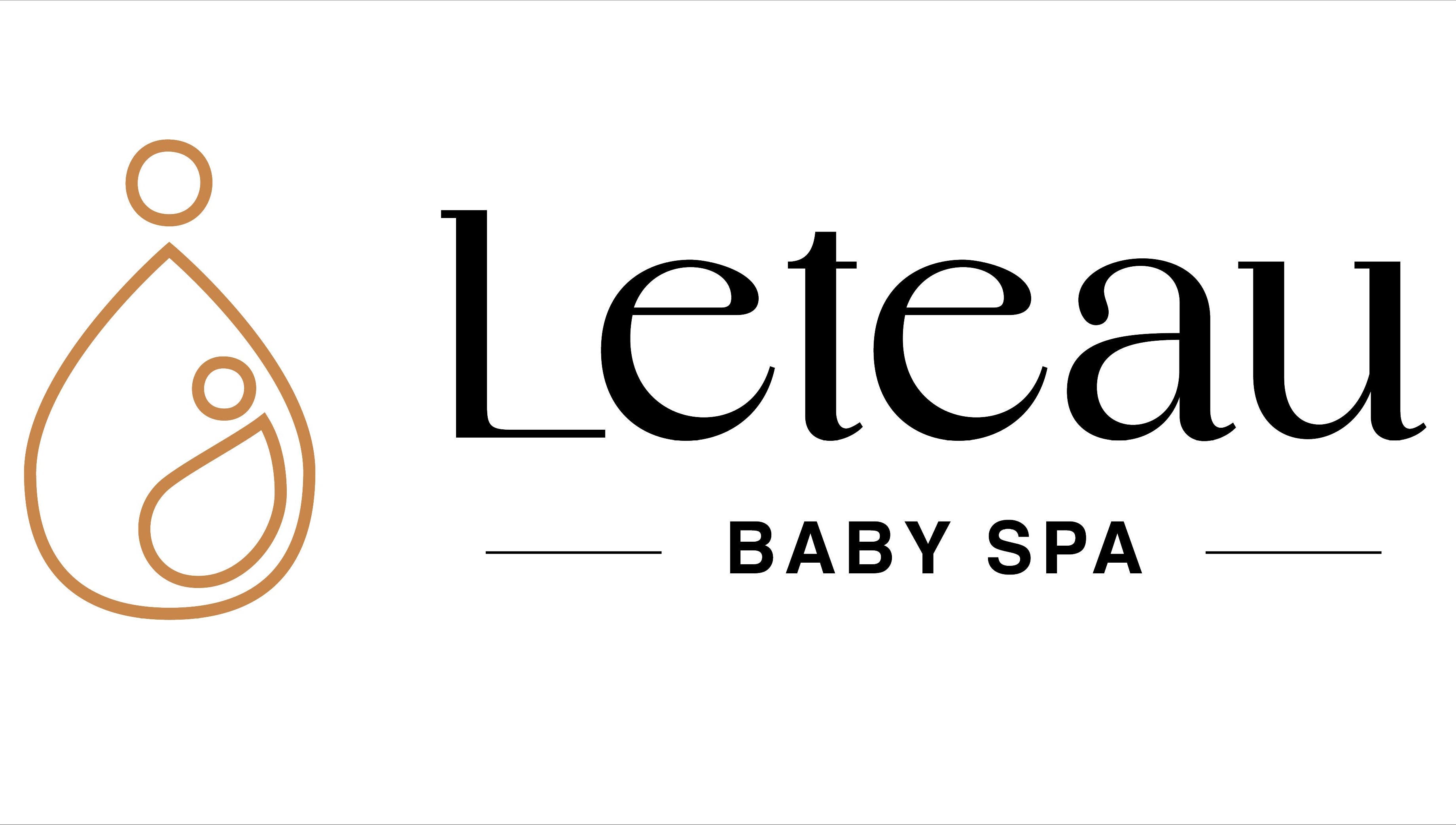 Leteau Baby Spa logo in Bristol, England, GB. Elegant design highlights premium wellness services.