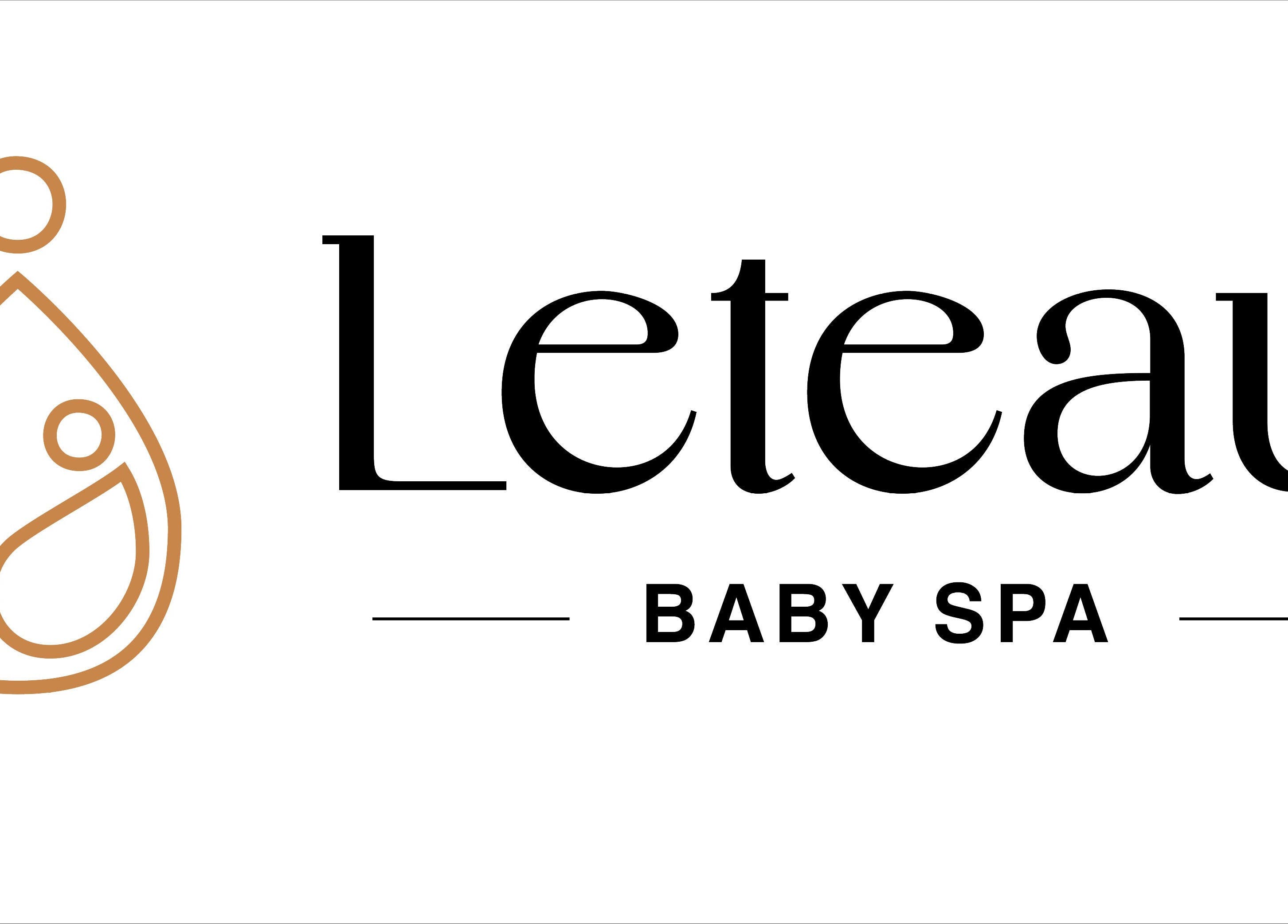Leteau Baby Spa logo in Bristol, England, GB. Elegant design highlights premium wellness services.