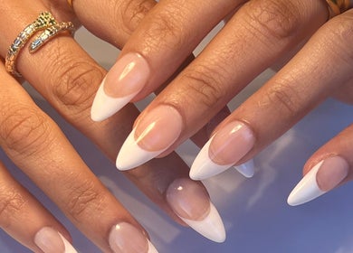 Elegant French manicure at Jada Ellize Nails, London, England, GB