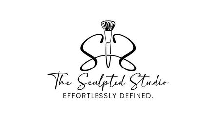 The Sculpted Studio logo featuring a brush in Freeport, Freeport, BS. Elegant design with artistic flair.