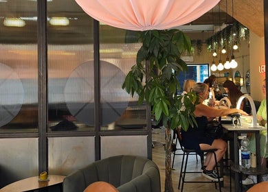 Warm, elegant lounge at Remove Laser Clinic, Kimberley, England, GB with stylish seating and modern decor.