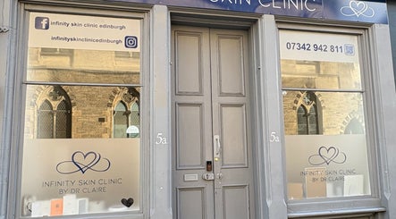 Elegant exterior of Nails by Nita, Edinburgh, Scotland, GB showcasing stylish entryway and branding.