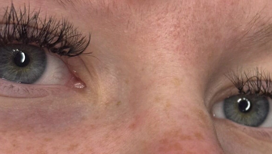 Close-up of voluminous eyelashes at Beauty Bliss, Ipswich, England, GB, showcasing expert beauty results.