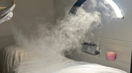 Relaxing steam therapy room at Jaels Beauty Studio LLC in Altamonte Springs, Florida, US with calming ambiance.