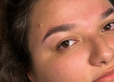 Freshly shaped eyebrows at Jaels Beauty Studio LLC in Altamonte Springs, Florida, US.
