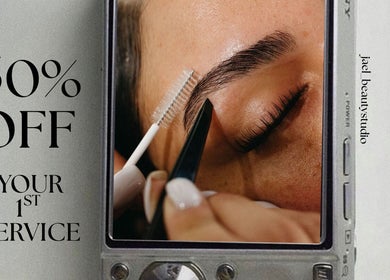 Eyebrow styling at Jaels Beauty Studio LLC, Altamonte Springs, Florida. Enjoy 50% off your first service.