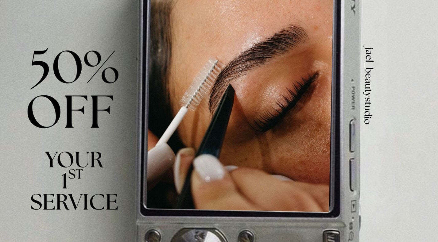 Eyebrow grooming at Jaels Beauty Studio LLC in Altamonte Springs, Florida with a 50% discount offer.
