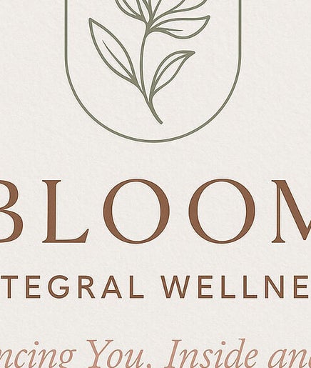 Logo of Bloom Integral Wellness in Melbourne, Victoria, AU, featuring a stylized plant design.