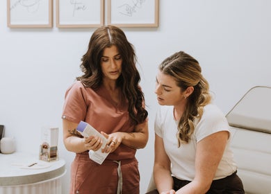 Expert skincare consultation at Bloom Integral Wellness, Melbourne, Victoria, AU.