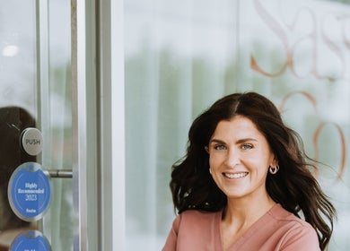 Friendly staff at Bloom Integral Wellness, Melbourne, Victoria, AU, greeting at entrance.