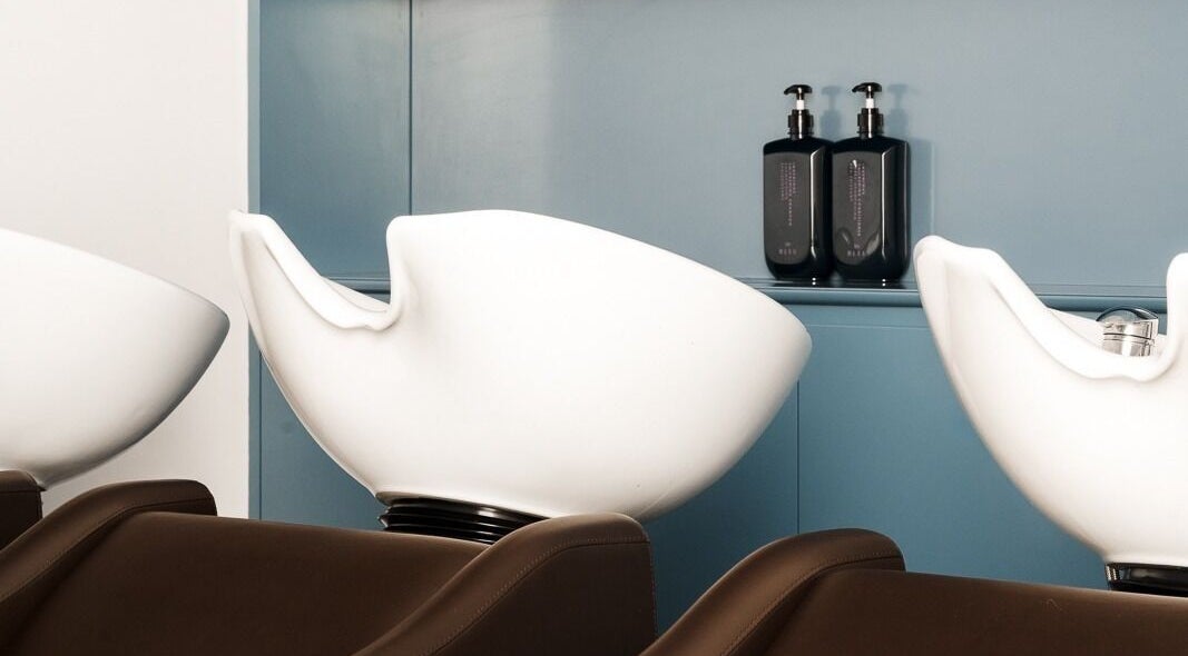Elegant shampoo stations at HAIR EDIT by Chloe, Melbourne, Victoria, AU, showcasing modern design and comfort.