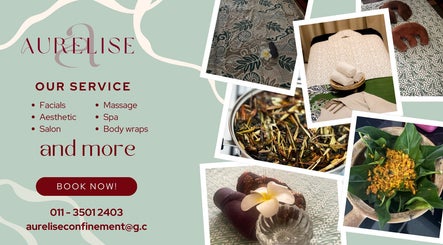 Explore Aurelise Confinement's spa services and treatments in Seremban, Negeri Sembilan, MY.