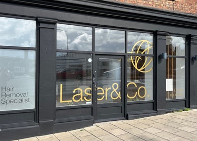 Exterior of Laser & Co., a hair removal specialist near The Nail Muse by Tasha in Carlisle, England, GB.