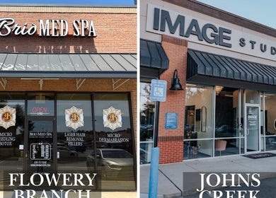 Brio Med Spa and Image Studios at 5945 State Bridge Rd. Suite 131, Johns Creek, Georgia, US.
