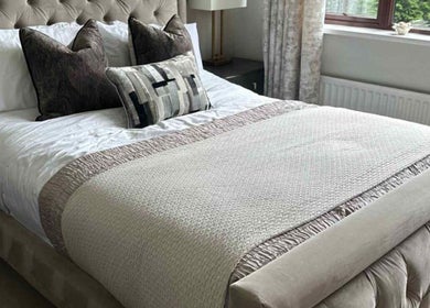 Elegant bedroom setup by Glimmer & Glow Cleaning Services in Newtownards, Northern Ireland, GB.