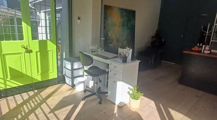 Cozy workspace at Nails by Shannon, Gqeberha. Natural light enhances the serene setting in Eastern Cape, ZA.