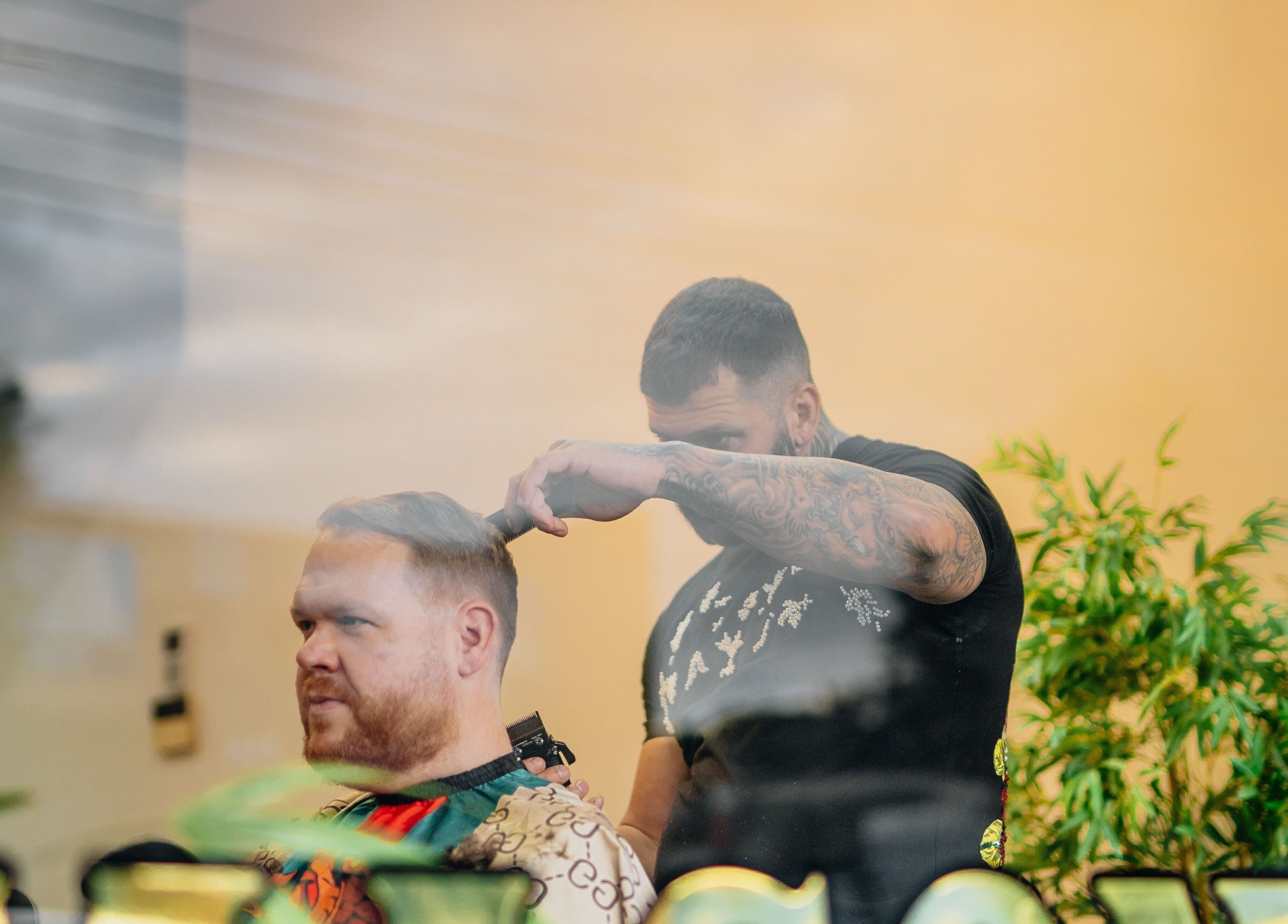 Professional haircutting at Mason Barbershop, Melbourne, Victoria, AU. Experience precision and style.