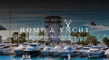 Scenic view of Home & Yacht Mobile Barbering in Palma, Islas Baleares, ES with luxury yachts.