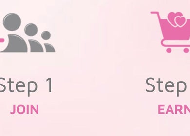 Join and earn steps at CammyLou_nails in Roodepoort, Gauteng, ZA with user and cart icons.