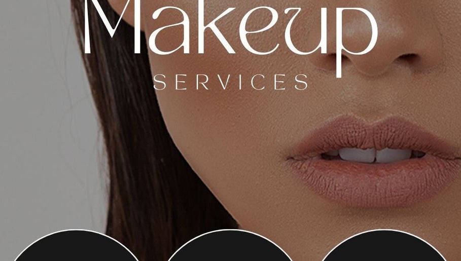 Close-up of elegant makeup showcasing pink lipstick at Beauty_bycaitx, Liverpool, England, GB.