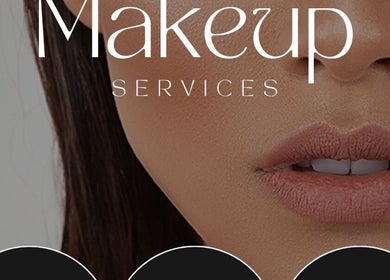 Close-up of elegant makeup showcasing pink lipstick at Beauty_bycaitx, Liverpool, England, GB.