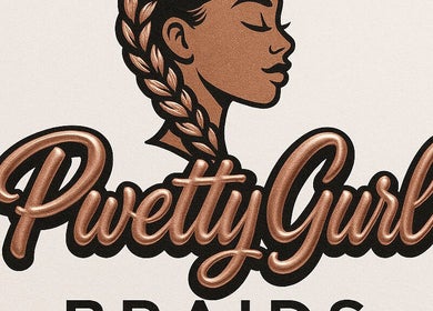 Logo of Pwetty Gurl Braids in Golconda, Penal/debe Regional Corporation, TT showcasing braided hairstyle.