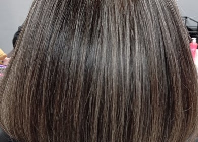 Sleek bob haircut styled at Belindah the Hairdresser, Cape Town, Western Cape, ZA.
