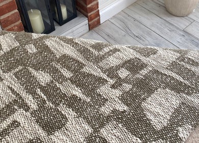 Elegant woven textile in Beauty By Harriet, Longton, England, GB, adding warmth to the wellness environment.