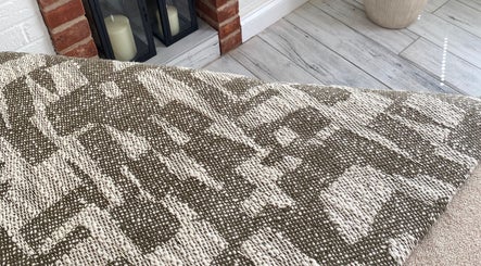 Elegant woven textile in Beauty By Harriet, Longton, England, GB, adding warmth to the wellness environment.