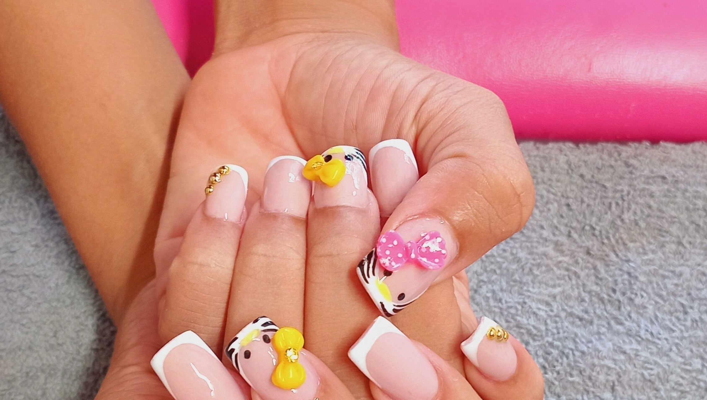 Elegant nail art with cute designs at Luv Ur Nails, Roseau, Saint George Parish, DM.