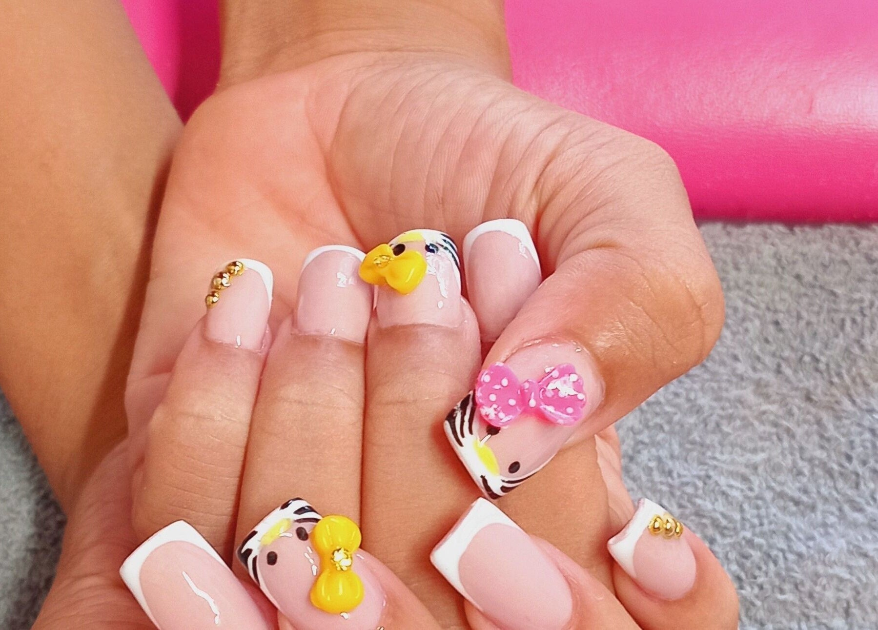 Elegant nail art with cute designs at Luv Ur Nails, Roseau, Saint George Parish, DM.