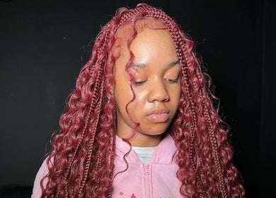 Elegant hair braids styled at VixenChair, Concord, North Carolina, US.