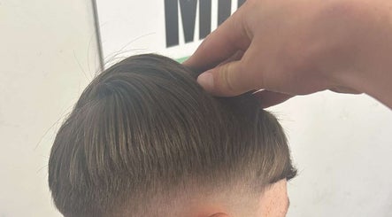 Skillful haircut detail at St Blendz, Greystones, County Wicklow, IE. Showcasing expert styling techniques.
