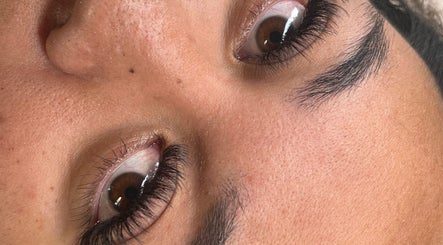 Close-up of expertly crafted lashes at Lashes and Beauty by Christina, Narellan Vale, New South Wales, AU.