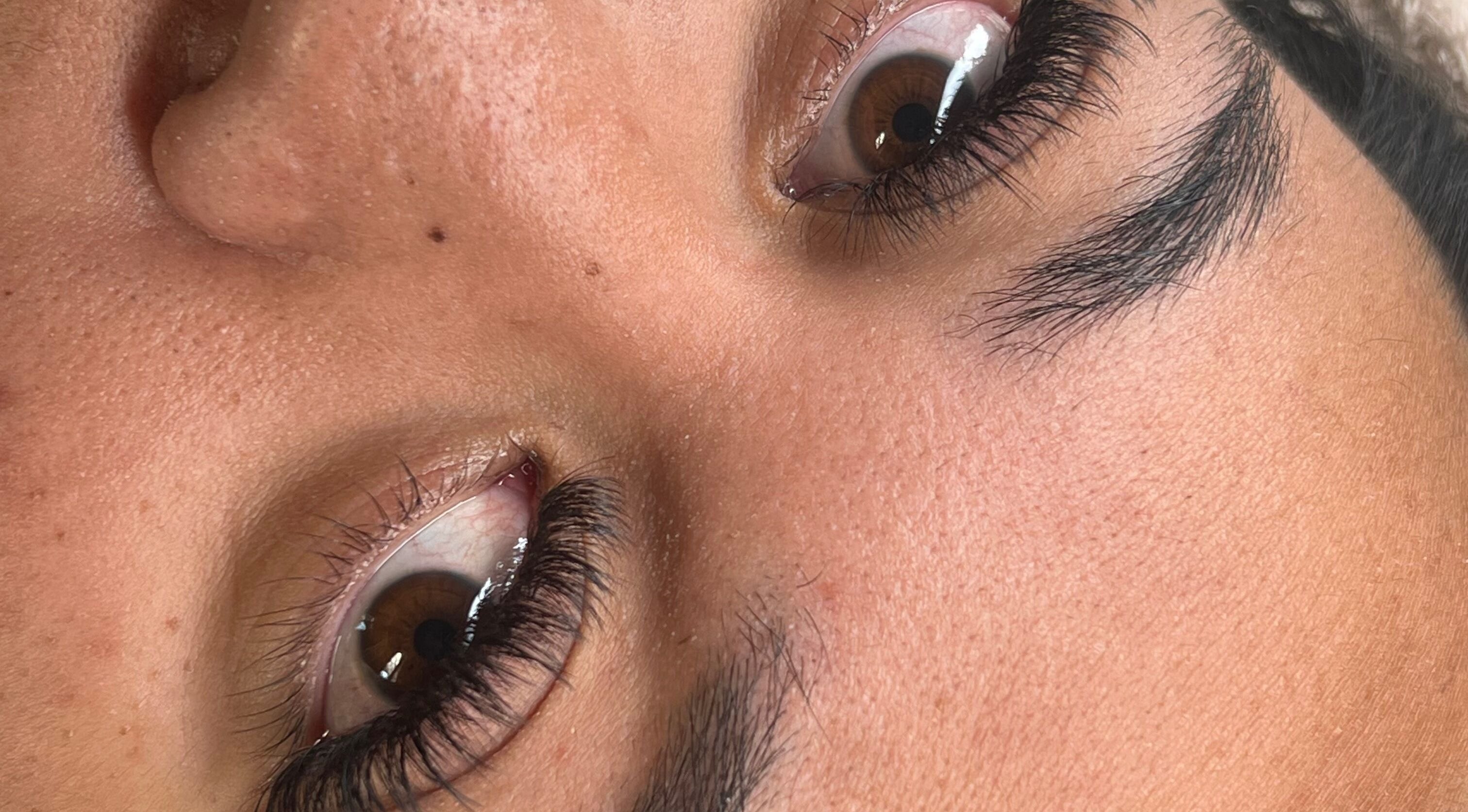 Close-up of expertly crafted lashes at Lashes and Beauty by Christina, Narellan Vale, New South Wales, AU.